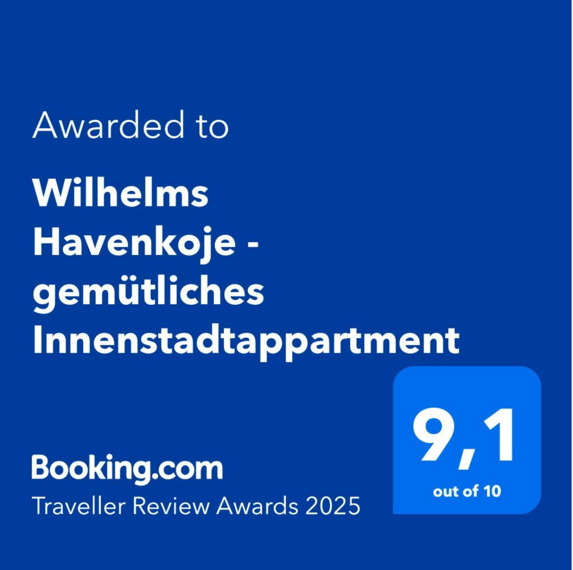 Wilhelms Havenkoje - Gemuetliches Innenstadtappartment Вільгельмсгафен Екстер'єр фото